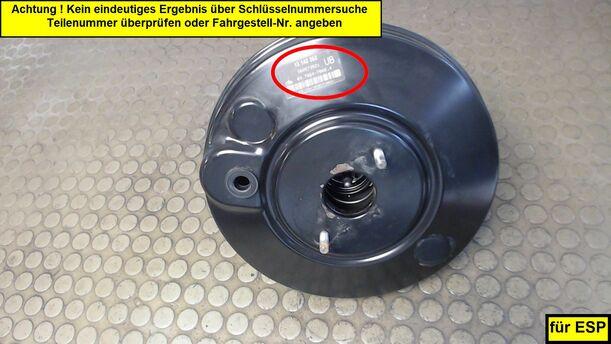 Foto: BREMSKRAFTVERSTÄRKER eines Opel Astra 1.9 CDTI Caravan
