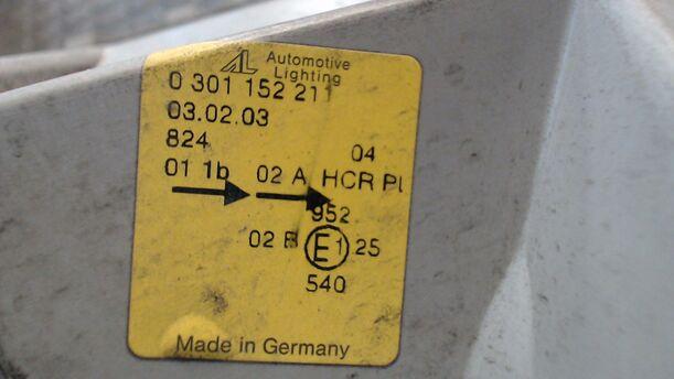 Foto: SCHEINWERFER LINKS eines Mercedes-Benz A 140