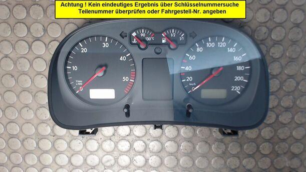 Foto: TACHOEINHEIT eines VW Golf Variant 1.9 TDI