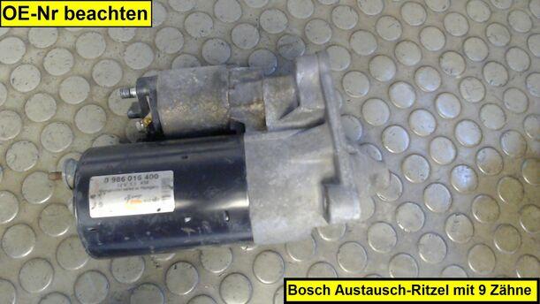 Foto: ANLASSER / STARTER  BOSCH eines Renault R 19 1.8 Conceptline