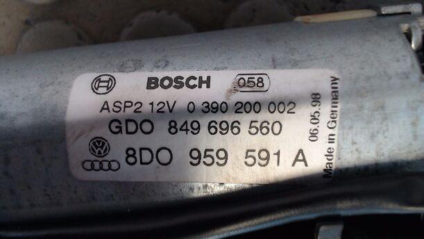 Foto: SCHIEBEDACHMOTOR eines VW Golf 1.4 C