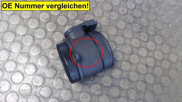 Foto: LUFTMASSENMESSER PIERBURG eines Ford Focus C-MAX 1.6 TDCi C