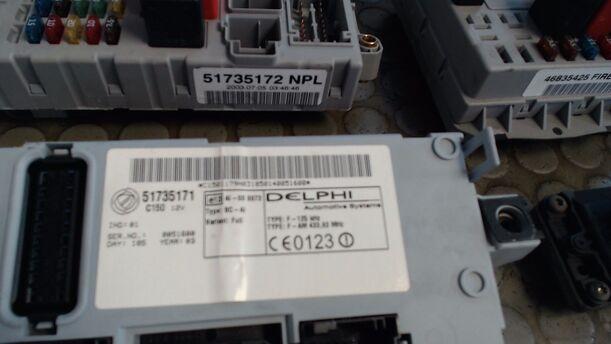 Foto: STEUERGERÄT EINSPRITZUNG / MOTORSTEUERGERÄT eines Fiat Punto 1.2 8V C