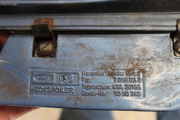 Foto: HECKDECKEL / HECKDECKEL eines Ford Escort XR3i