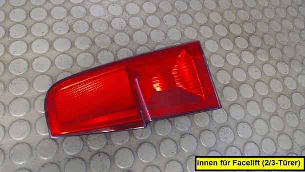 Foto: RÜCKLEUCHTE INNEN RECHTS eines Fiat Punto 1.2 8V C