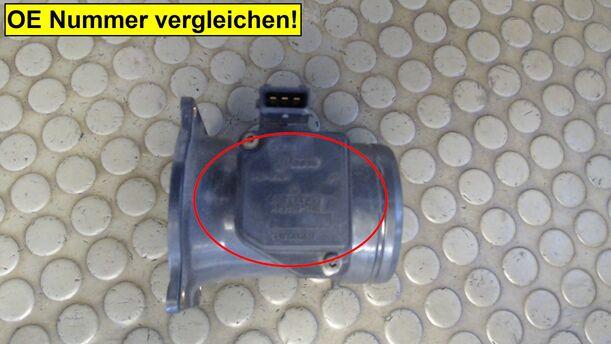 Foto: LUFTMASSENMESSER HITACHI eines VW Passat Variant 1.8 5V