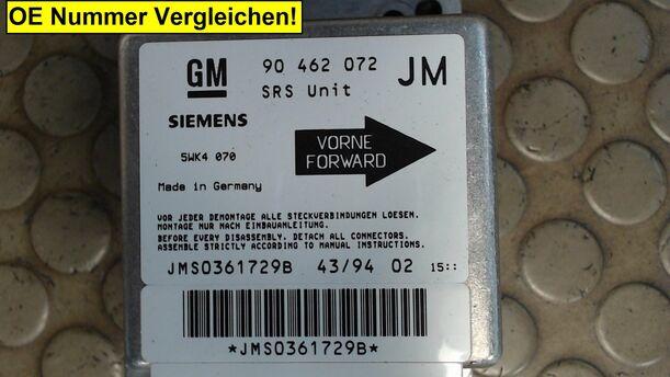 Foto: STEUERGERÄT AIRBAG eines Opel Vectra