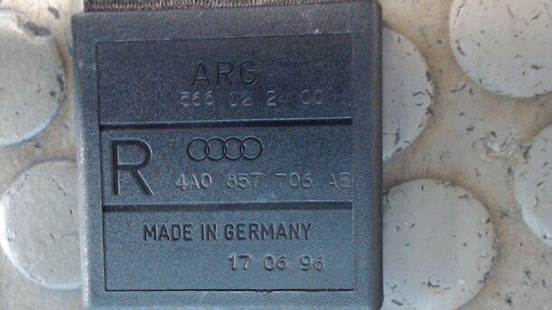 Foto: SICHERHEITSGURT VORN RECHTS eines Audi A6 Avant 1.8 SLX
