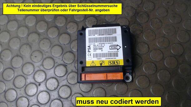 Foto: STEUERGERÄT AIRBAG eines Citroen C3 1.4 HDi