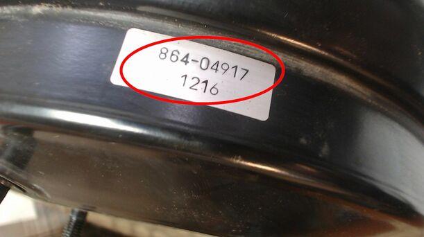 Foto: BREMSKRAFTVERSTÄRKER eines Mazda Premacy 1.9