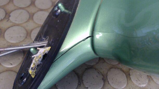 Foto: AUSSENSPIEGEL MECHANISCH LINKS eines Chevrolet Matiz 1.0 Gas CL