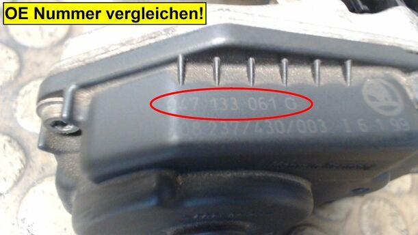 Foto: DROSSELKLAPPENSTUTZEN eines VW Lupo 1.0