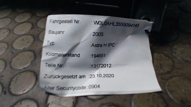 Foto: TACHOEINHEIT eines Opel Astra 1.9 CDTI Caravan C