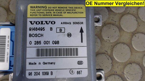 Foto: STEUERGERÄT AIRBAG eines Volvo 850 2.5-20V