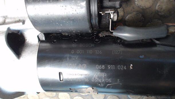 Foto: ANLASSER / STARTER BOSCH eines VW Passat Variant 1.9 TDI