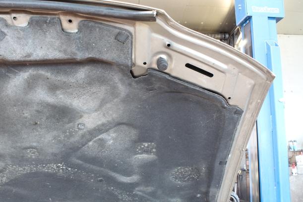 Foto: MOTORHAUBE eines Opel Vectra 1.8 C
