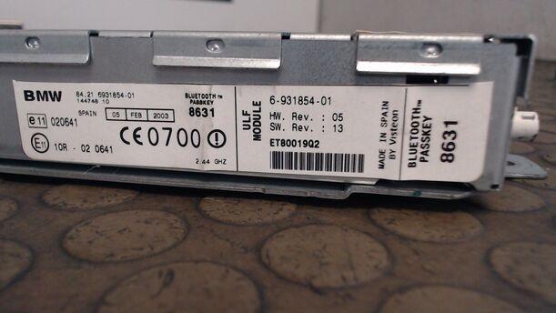 Foto: ULF-MODUL / BLUETOOTH STEUERGERÄT eines BMW 530d touring C
