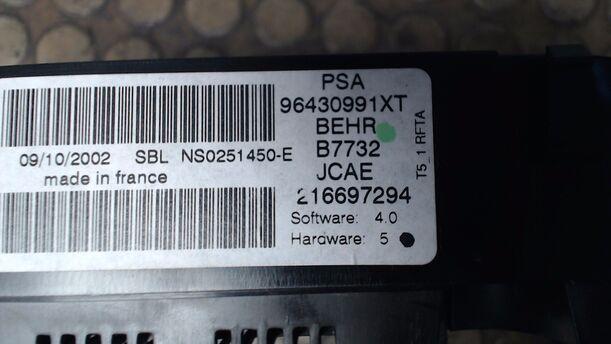 Foto: HEIZUNGSBETÄTIGUNG eines Peugeot 307 HDi SW 110 C