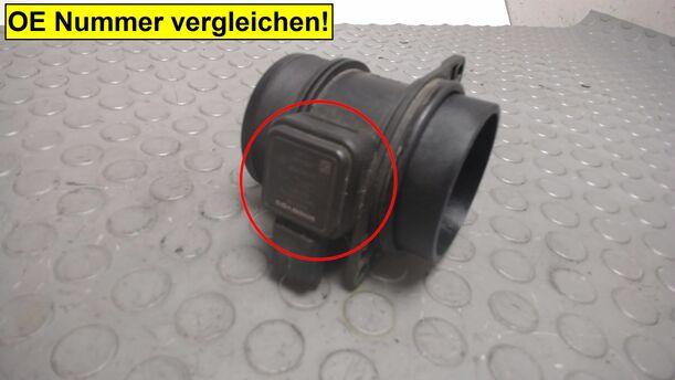 Foto: LUFTMASSENMESSER SIEMENS eines Peugeot 407 HDi 205 Bi-Turbo Automatik C