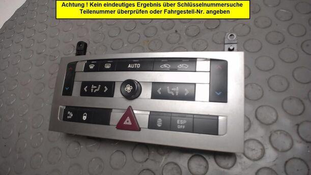 Foto: HEIZUNGSBETÄTIGUNG eines Peugeot 407 HDi 205 Bi-Turbo Automatik C