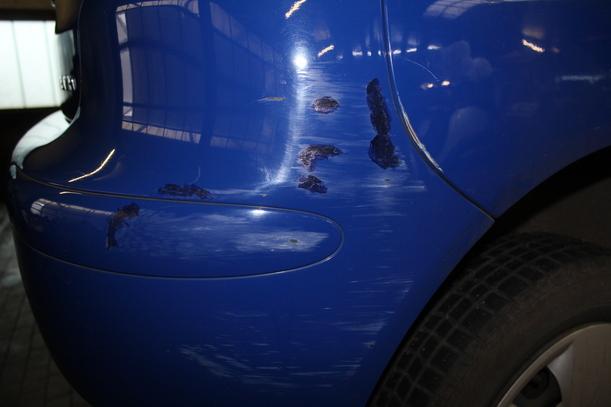 Foto: STOSSFÄNGER/ STOßSTANGE HINTEN eines Seat Ibiza 1.2 12V Tour
