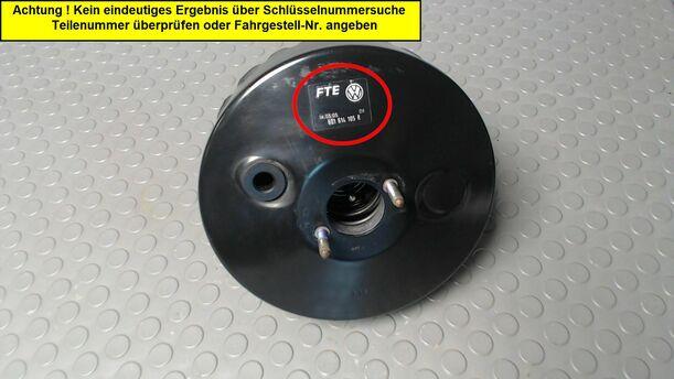 Foto: BREMSKRAFTVERSTÄRKER eines Seat Ibiza 1.2 12V