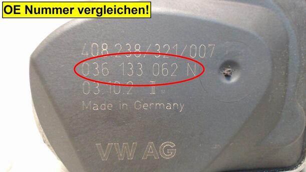 Foto: DROSSELKLAPPENSTUTZEN eines Seat Ibiza 1.2 12V