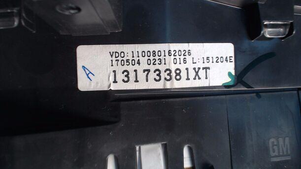 Foto: TACHOEINHEIT (ENTHEIRATET) eines Opel Meriva 1.7 CDTI
