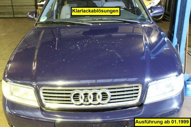 Foto: MOTORHAUBE eines Audi A4 Avant 1.6