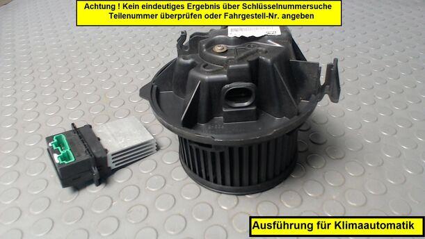 Foto: HEIZUNGSGEBLÄSE eines Citroen C5 2.0