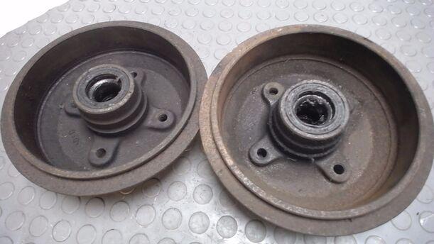 Foto: BREMSTROMMELN HINTEN eines FORD FIESTA 0,9