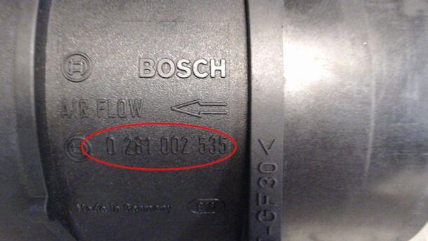 Foto: LUFTMASSENMESSER BOSCH eines Mercedes-Benz C 200 CDI C