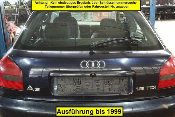 Foto: HECKKLAPPE/ HECKDECKEL eines Audi A3 1.9 TDI C