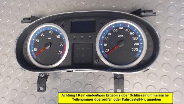 Foto: TACHOEINHEIT eines Renault Clio 1.2 16V 255 592/Z24