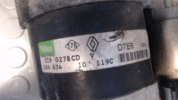 Foto: ANLASSER / STARTER VALEO eines Renault Megane Cabriolet 1.6 255 562/Z04