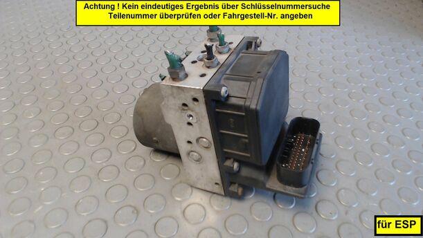 Foto: HAUPTBREMSAGGREGAT ABS eines Peugeot 307 110