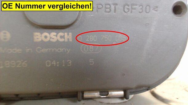 Foto: DROSSELKLAPPENSTUTZEN BOSCH eines Peugeot 307 110