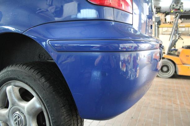 Foto: STOSSSTANGE / STOSSFÄNGER HINTEN eines VW Polo Edition