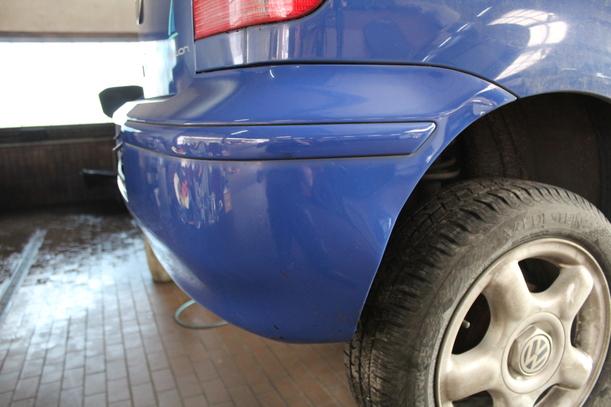 Foto: STOSSSTANGE / STOSSFÄNGER HINTEN eines VW Polo Edition