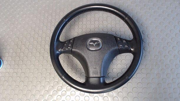 Foto: LEDERLENKRAD ( ohne Airbag ) eines Mazda 6 Sport 2.0