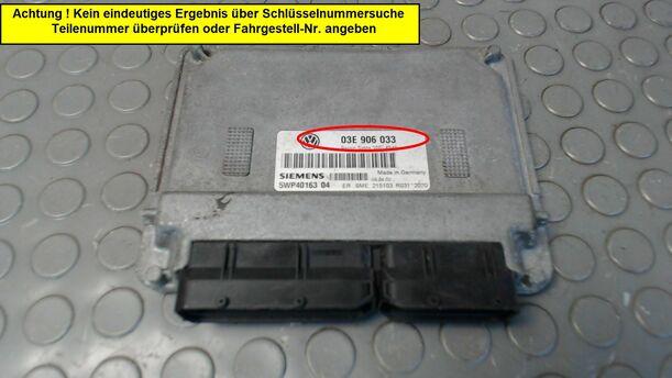 Foto: STEUERGERÄT EINSPRITZUNG eines VW Polo 1.2