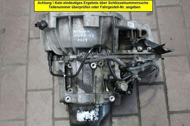 Foto: SCHALTGETRIEBE CEJHQCG eines Nissan Micra 1.2