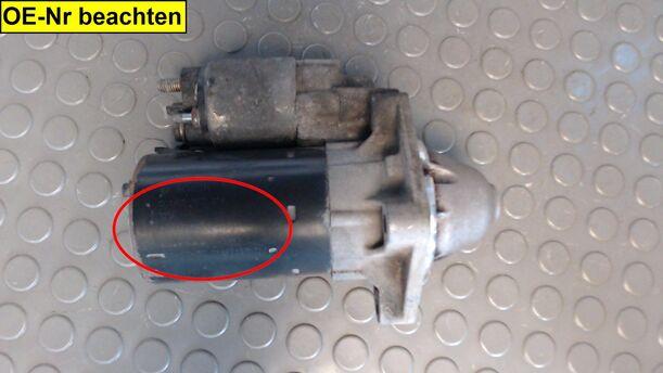 Foto: ANLASSER / STARTER BOSCH eines Ford Fiesta 1.3
