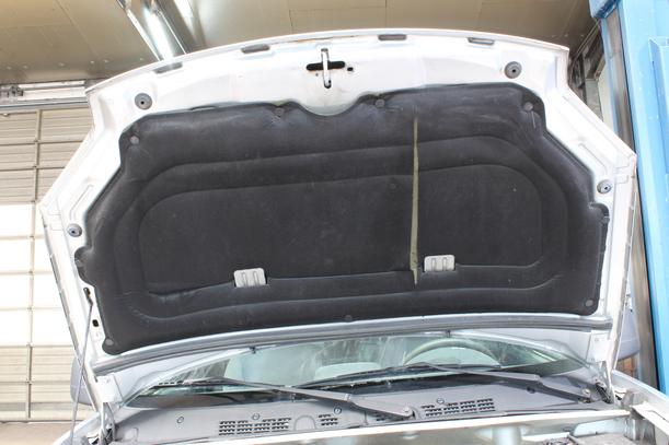 Foto: MOTORHAUBE eines Citroen Berlingo 1.9 D SX