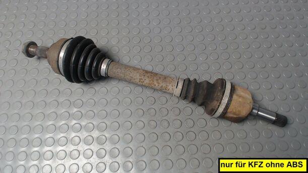 Foto: ANTRIEBSWELLE LINKS (ohne ABS) eines Citroen Berlingo 1.9 D