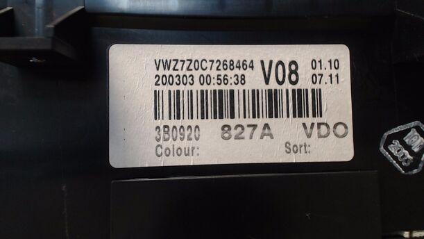 Foto: TACHOEINHEIT eines VW Passat Variant 1.9 TDI