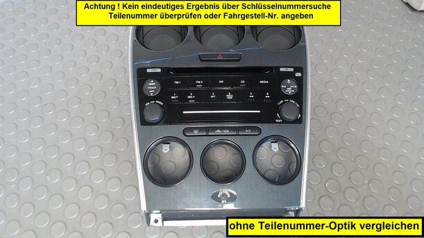 Foto: RADIOBLENDE/BEDIENEINHEIT RADIO eines Mazda 6 Sport Kombi 2.0 CD DPF