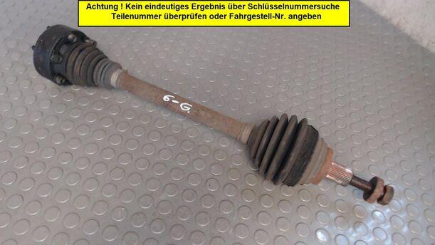 Foto: ANTRIEBSWELLE VORN LINKS eines VW Touran 1.6 FSI