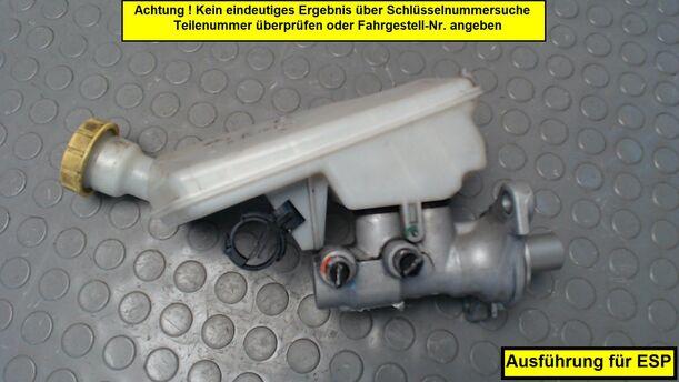 Foto: HAUPTBREMSZYLINDER eines Peugeot 207 110 CD Diamant