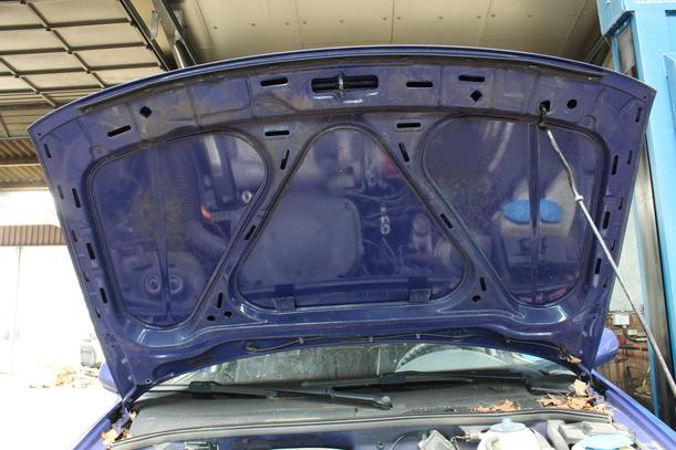 Foto: MOTORHAUBE eines VW Polo 50